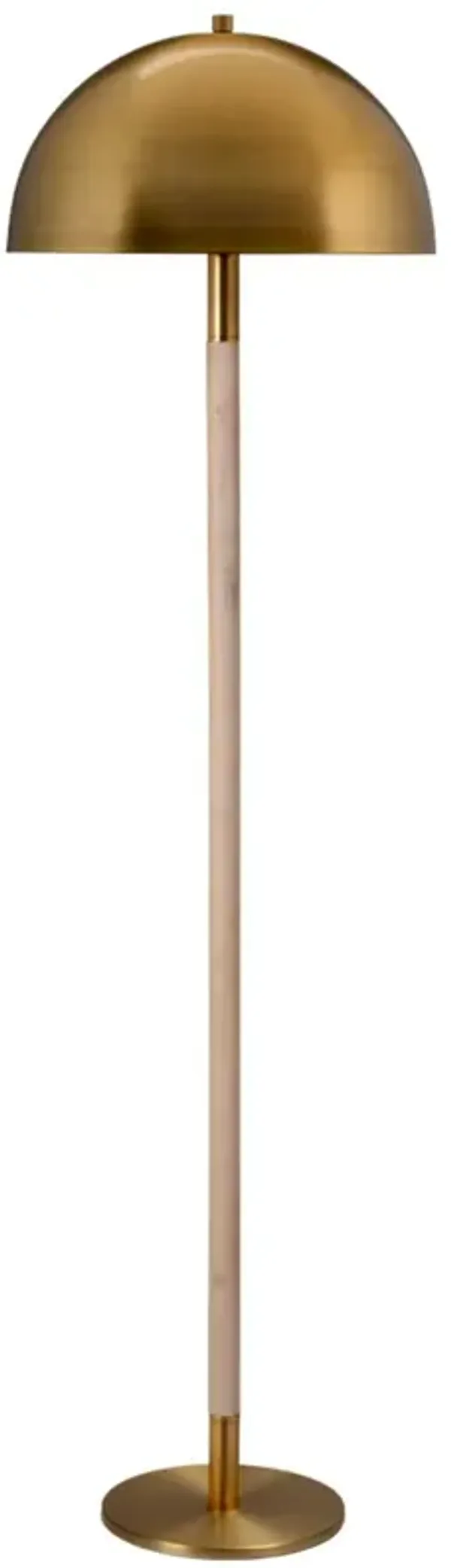 Merlin Dome Floor Lamp - Brass - Jamie Young Co.