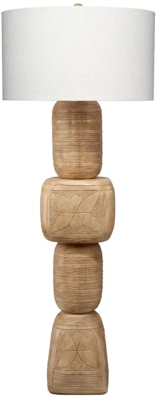 Totem Mango Wood Floor Lamp