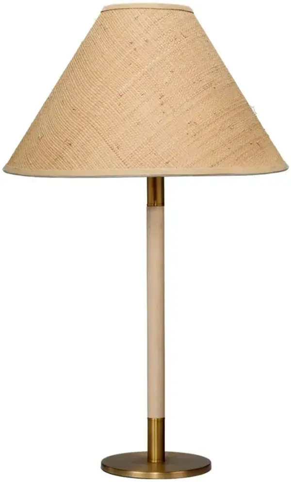Morgana Table Lamp - Natural - Jamie Young Co. - Brown