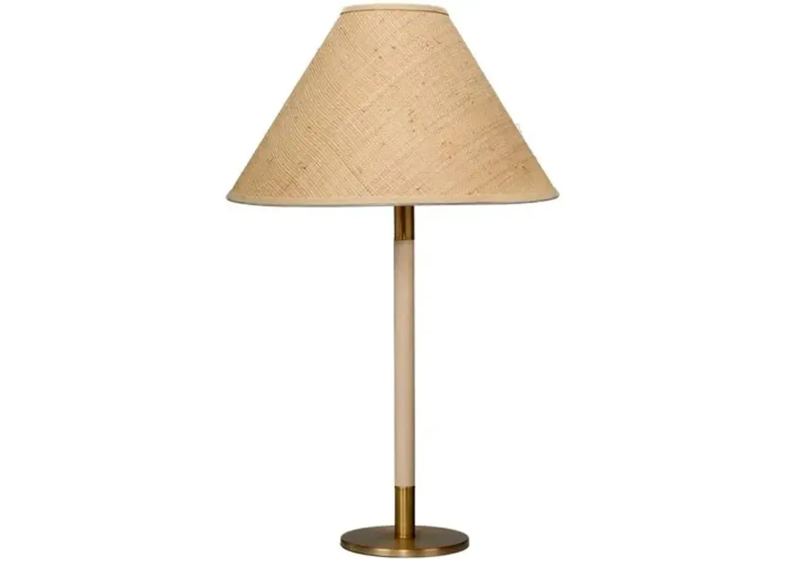 Morgana Table Lamp - Natural - Jamie Young Co. - Brown