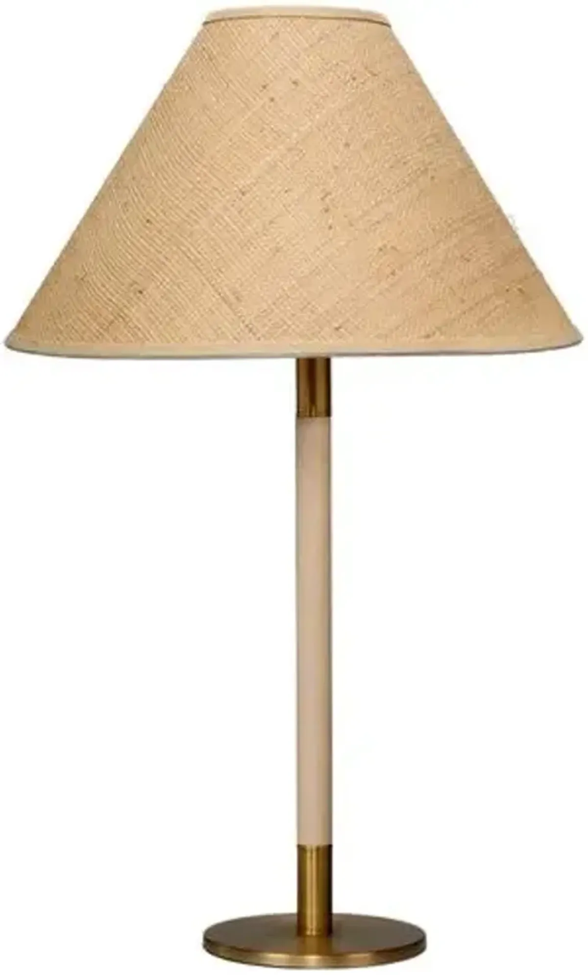 Morgana Table Lamp - Natural - Jamie Young Co. - Brown