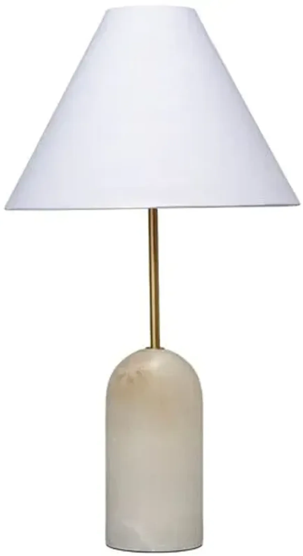 Holt Table Lamp - Natural Travertine - Jamie Young Co. - Ivory