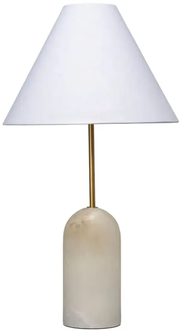 Holt Table Lamp - Natural Travertine - Jamie Young Co. - Ivory