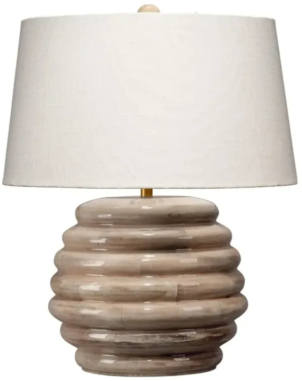 Soroban Table Lamp - Natural - Jamie Young Co. - Brown