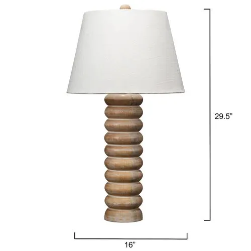 Abacus Table Lamp - Jamie Young Co. - Brown