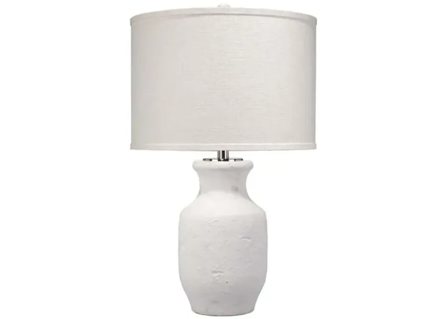 Gilbert Table Lamp - Matte Textured White - Jamie Young Co.