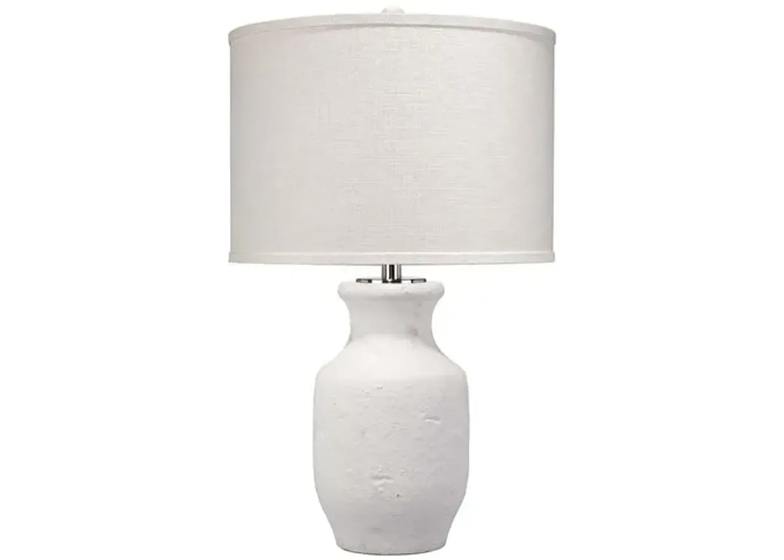 Gilbert Table Lamp - Matte Textured White - Jamie Young Co.