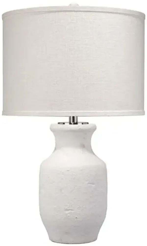 Gilbert Table Lamp - Matte Textured White - Jamie Young Co.