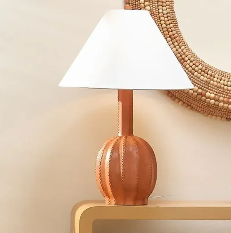 Cole Table Lamp - Orange - Jamie Young Co.