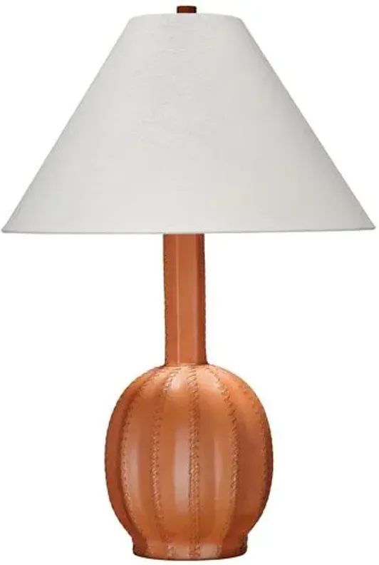 Cole Table Lamp - Orange - Jamie Young Co.