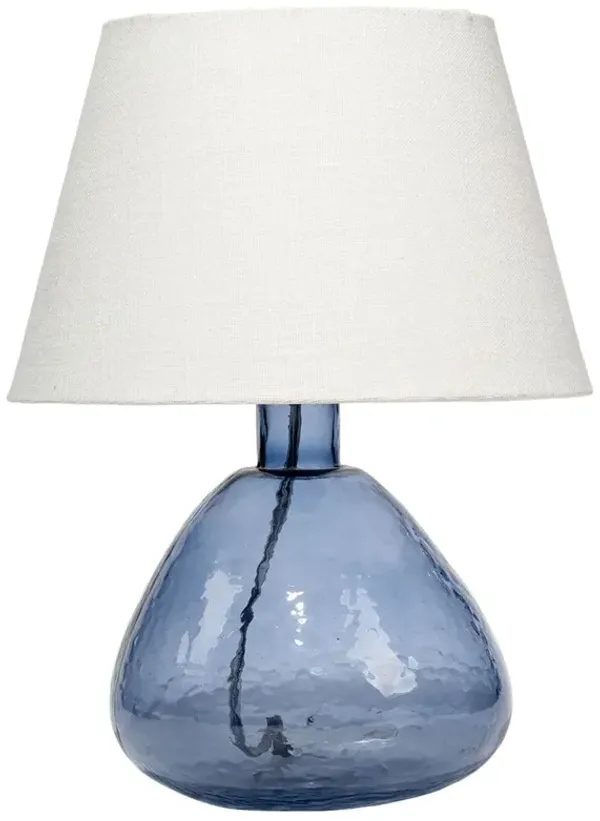 Lyra Glass Table Lamp - Blue