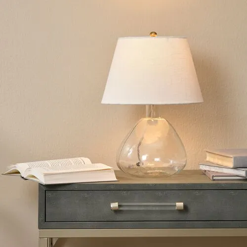 Demi Glass Table Lamp - Jamie Young Co. - Clear