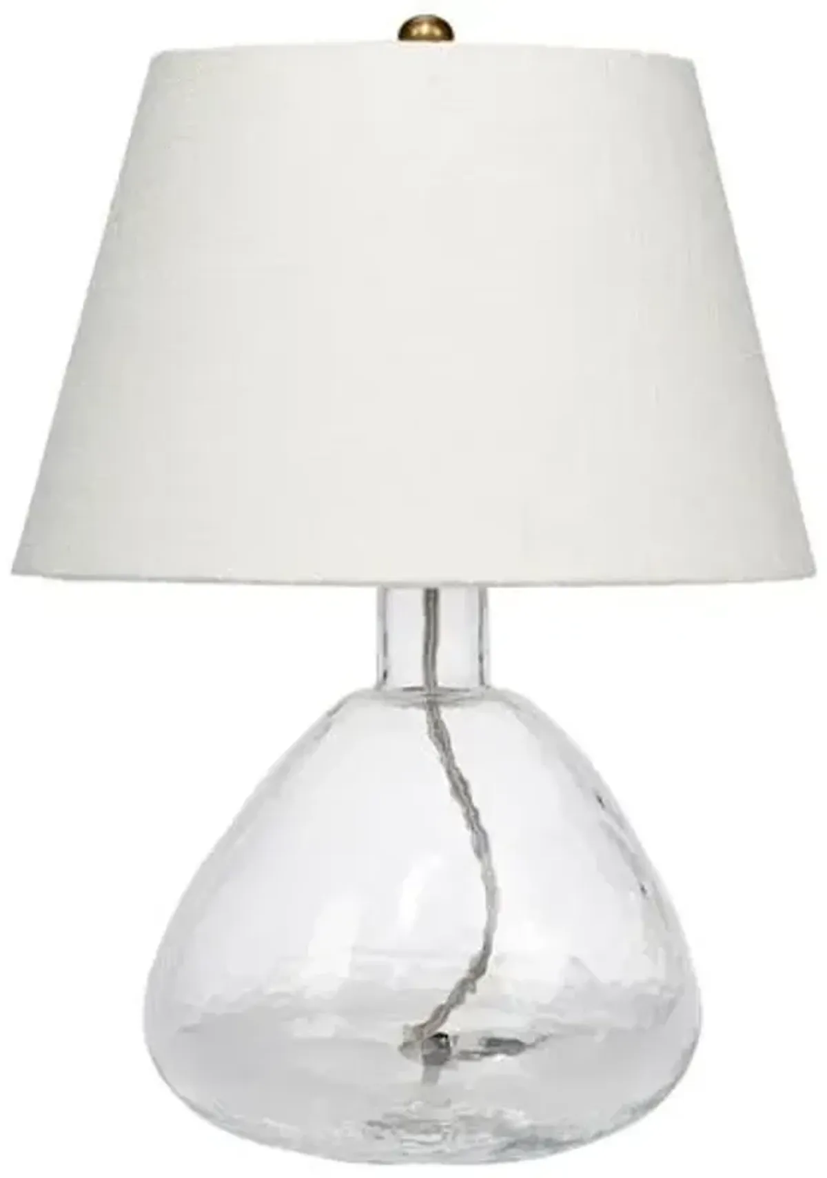 Demi Glass Table Lamp - Jamie Young Co. - Clear