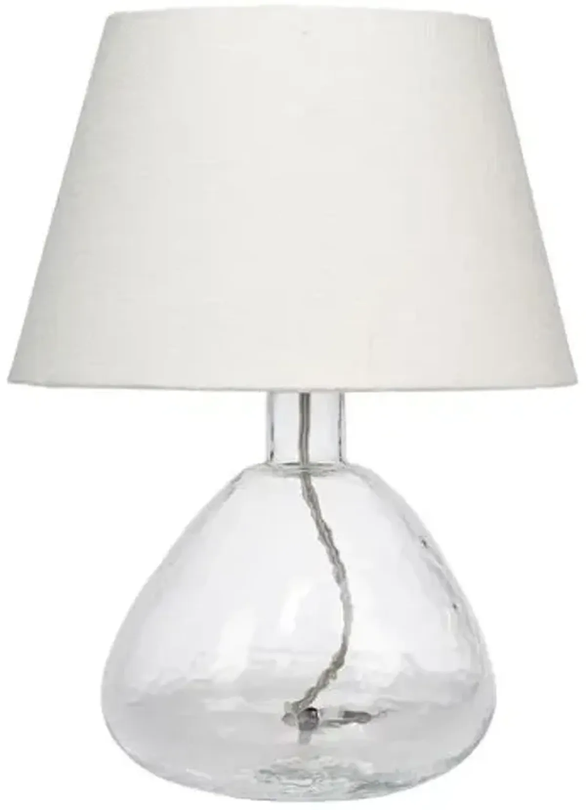 Demi Glass Table Lamp - Jamie Young Co. - Clear