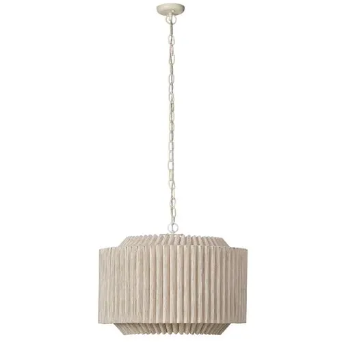 Theory Jute Chandelier - Natural - Jamie Young Co. - Handcrafted - Brown