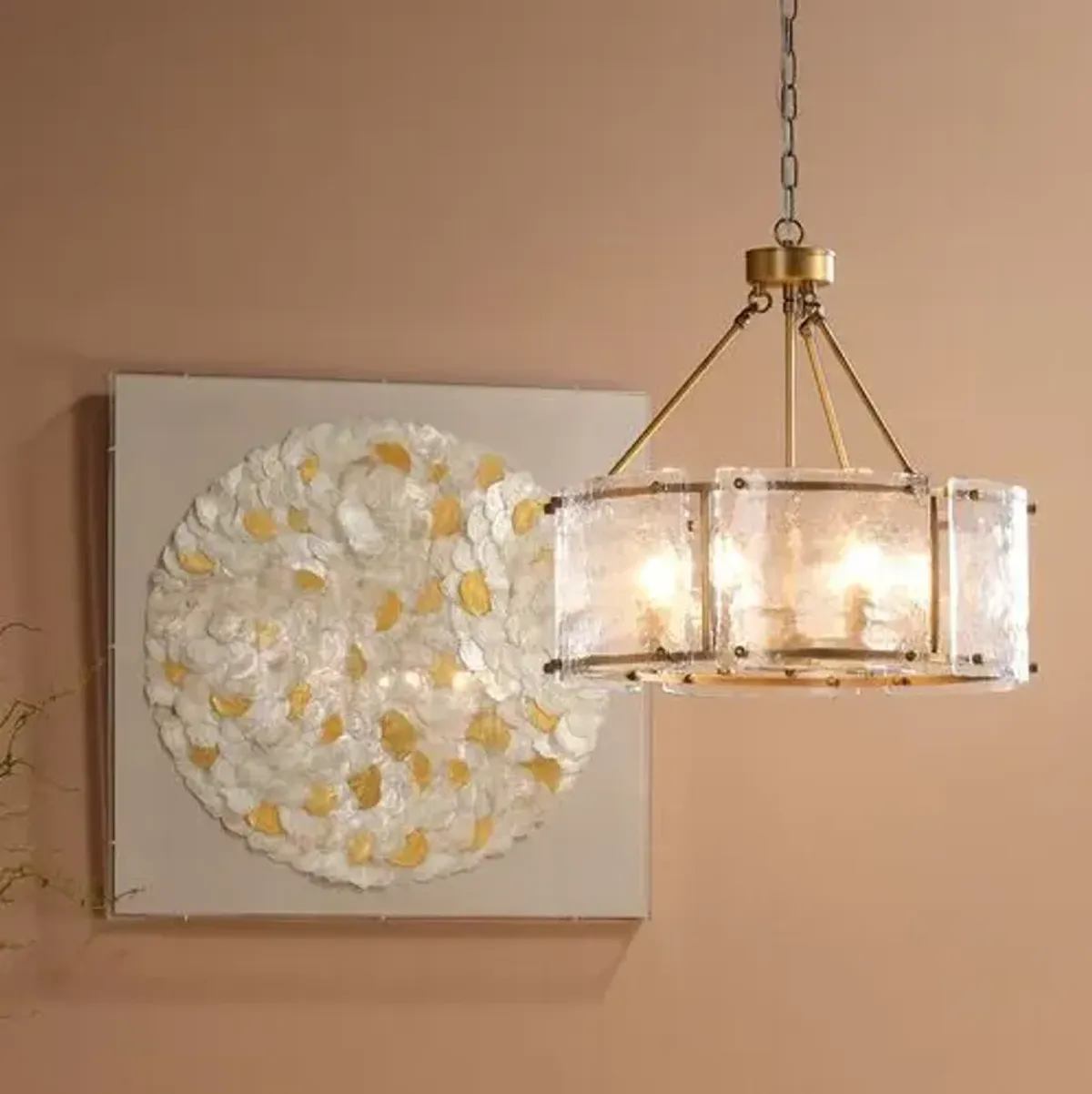 Glenn Round Chandelier - Jamie Young Co. - Gold