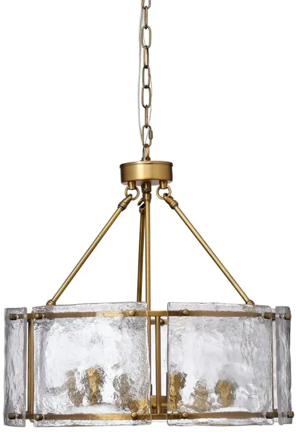 Glenn Round Chandelier - Jamie Young Co. - Gold