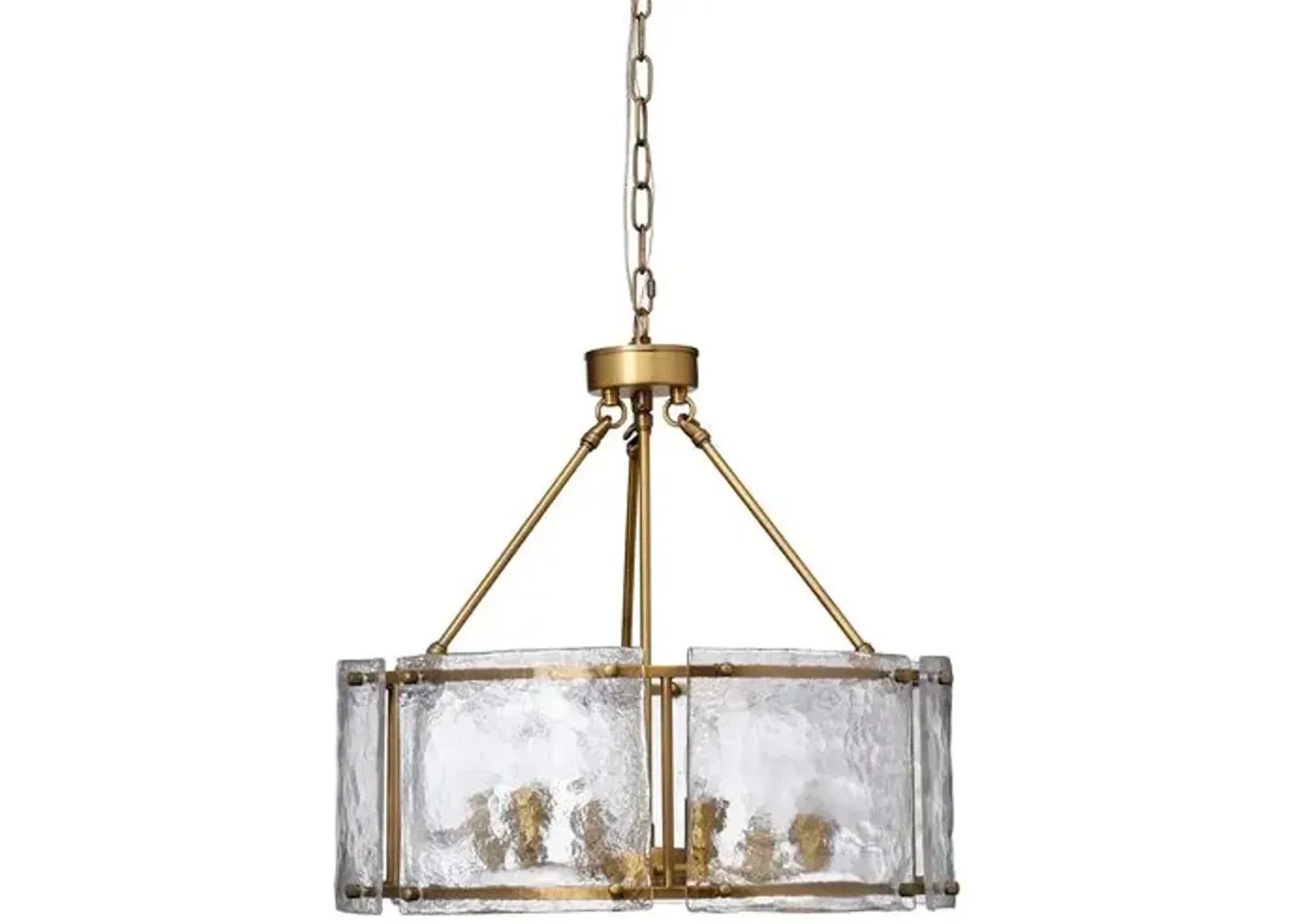 Glenn Round Chandelier - Jamie Young Co. - Gold