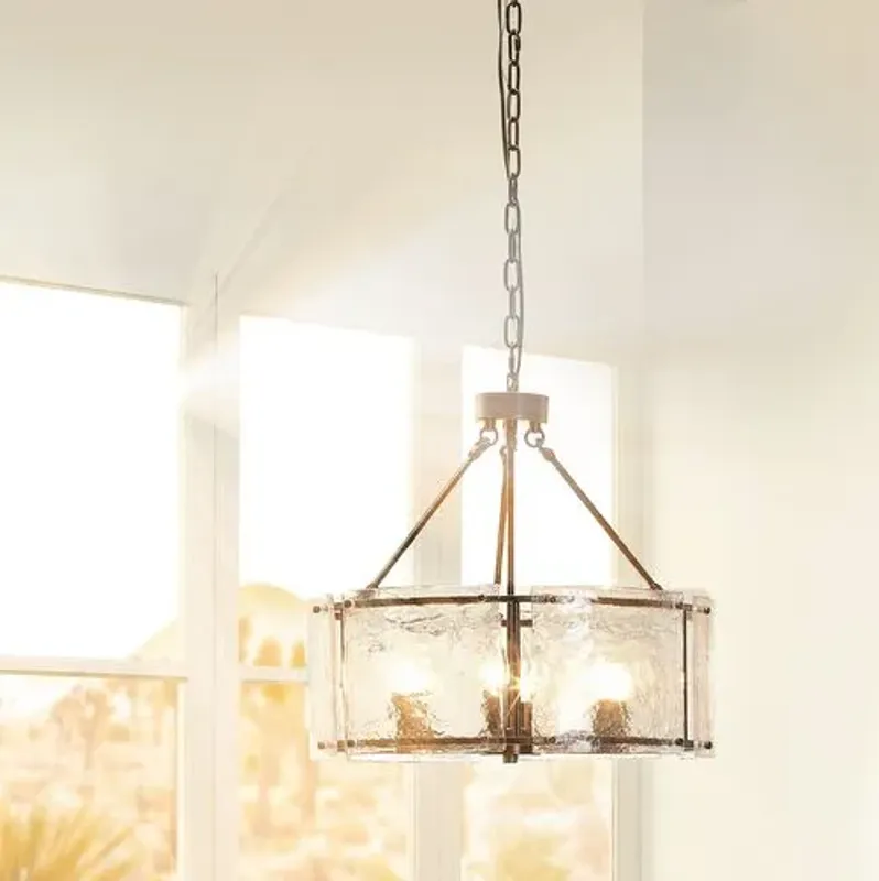 Glenn Round Chandelier - Jamie Young Co. - Brown