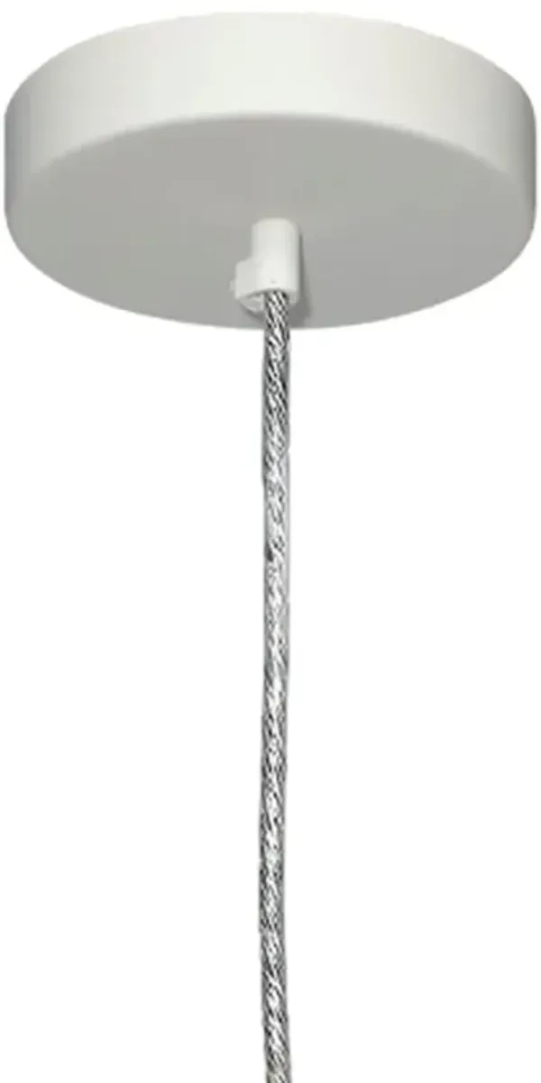 Maren Paper Mache Pendant - White