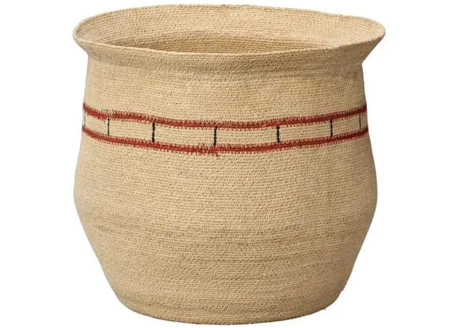 Silkworm Basket - Natural Seagrass - Jamie Young Co. - Brown