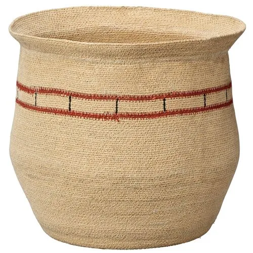 Silkworm Basket - Natural Seagrass - Jamie Young Co. - Brown