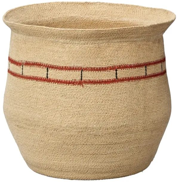 Silkworm Basket, Natural Seagrass