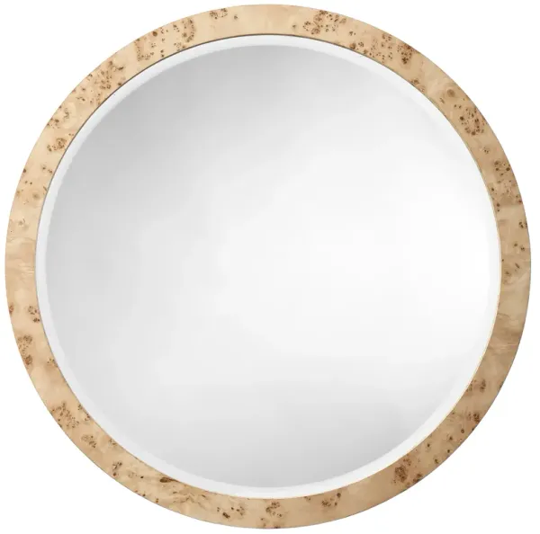 Chandler Round Burl Wall Mirror