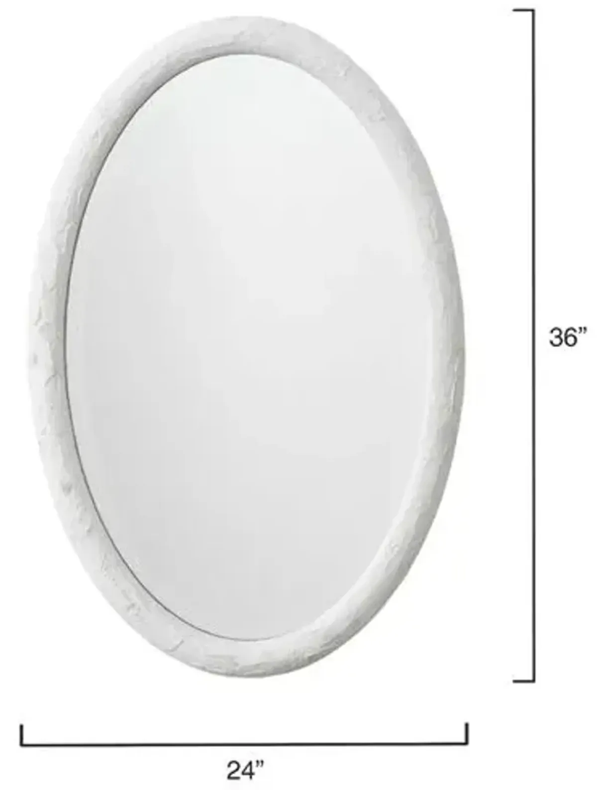 Ovation Oval Wall Mirror - Jamie Young Co.