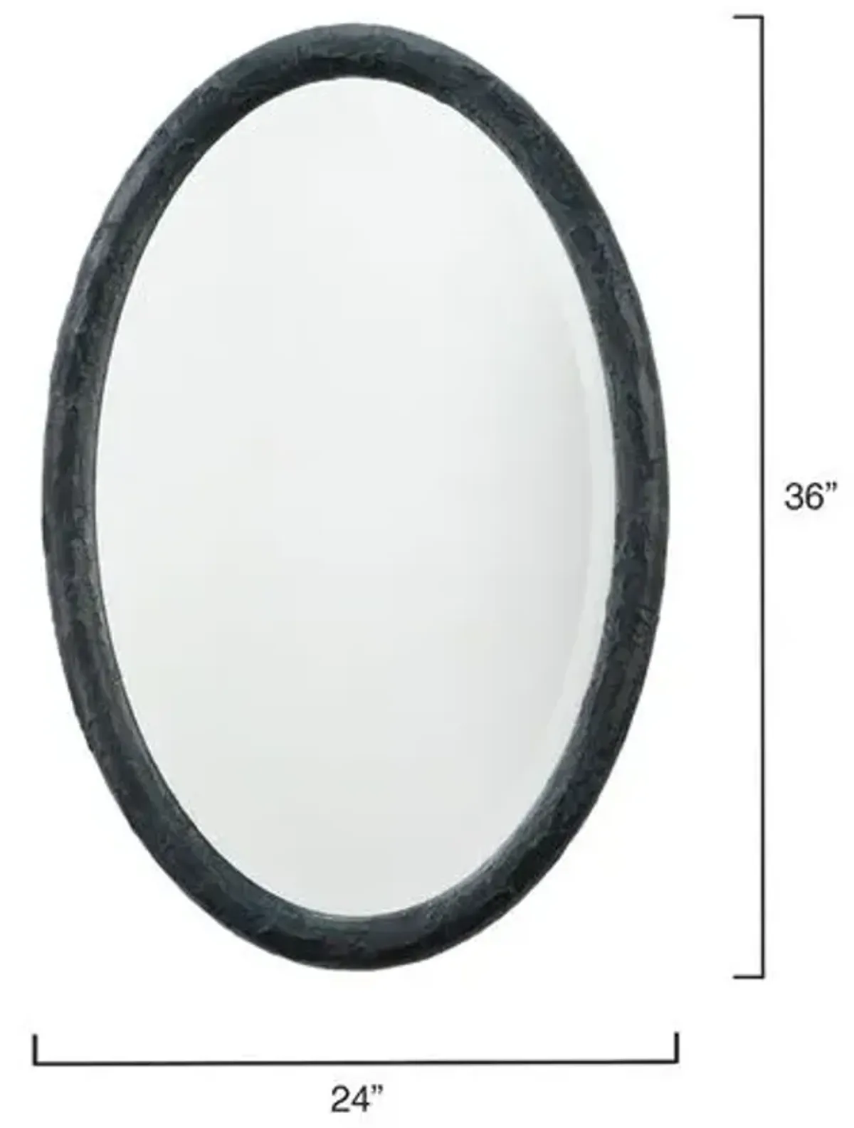 Ovation Oval Wall Mirror - Jamie Young Co.