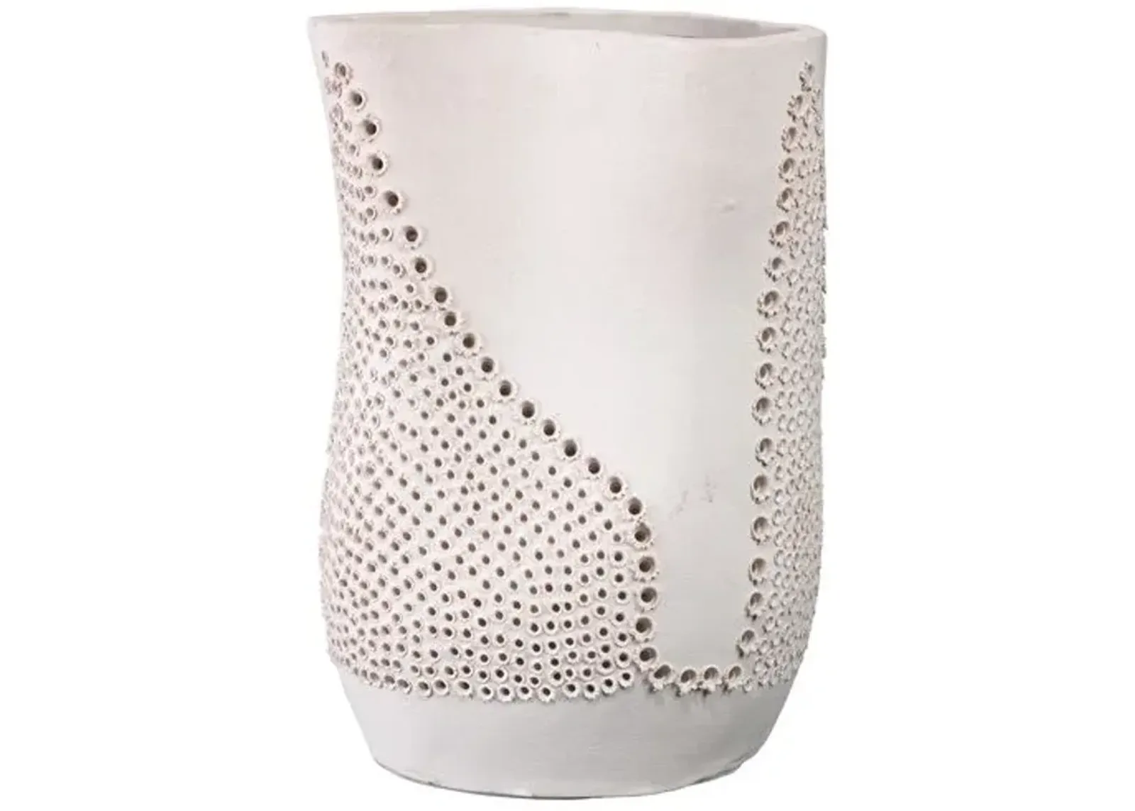 Moonrise Decorative Ceramic Vase - Jamie Young Co. - White