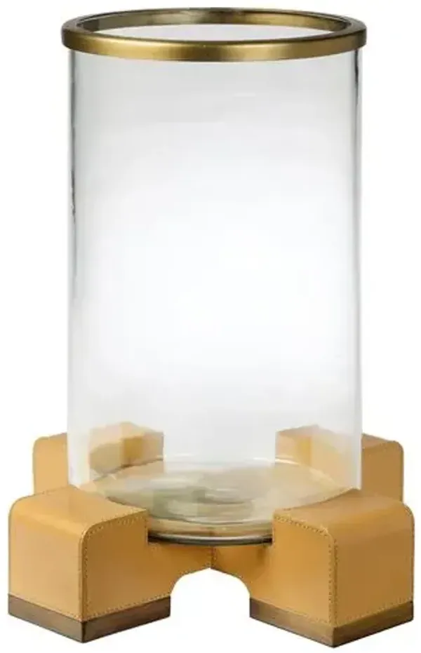 Vector Leather Hurricane - Jamie Young Co. - Brown