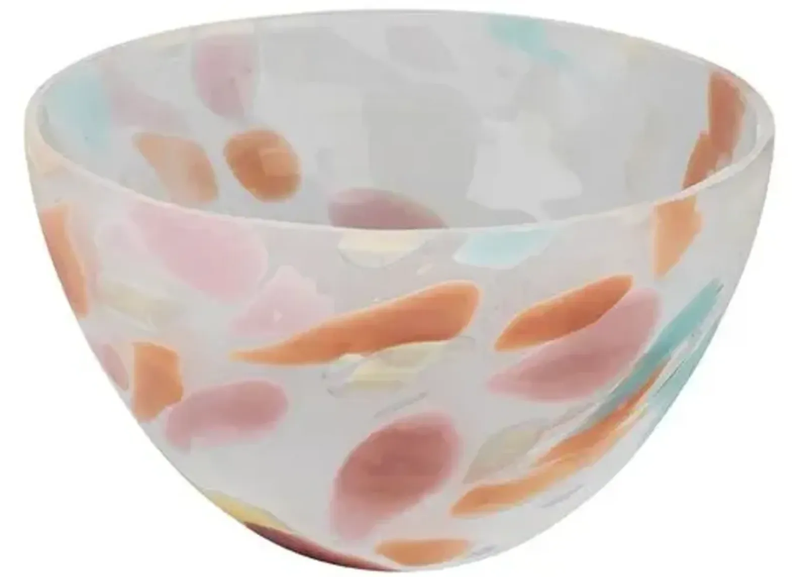 Watercolor Glass Bowl-Pastel - Jamie Young Co. - Pink