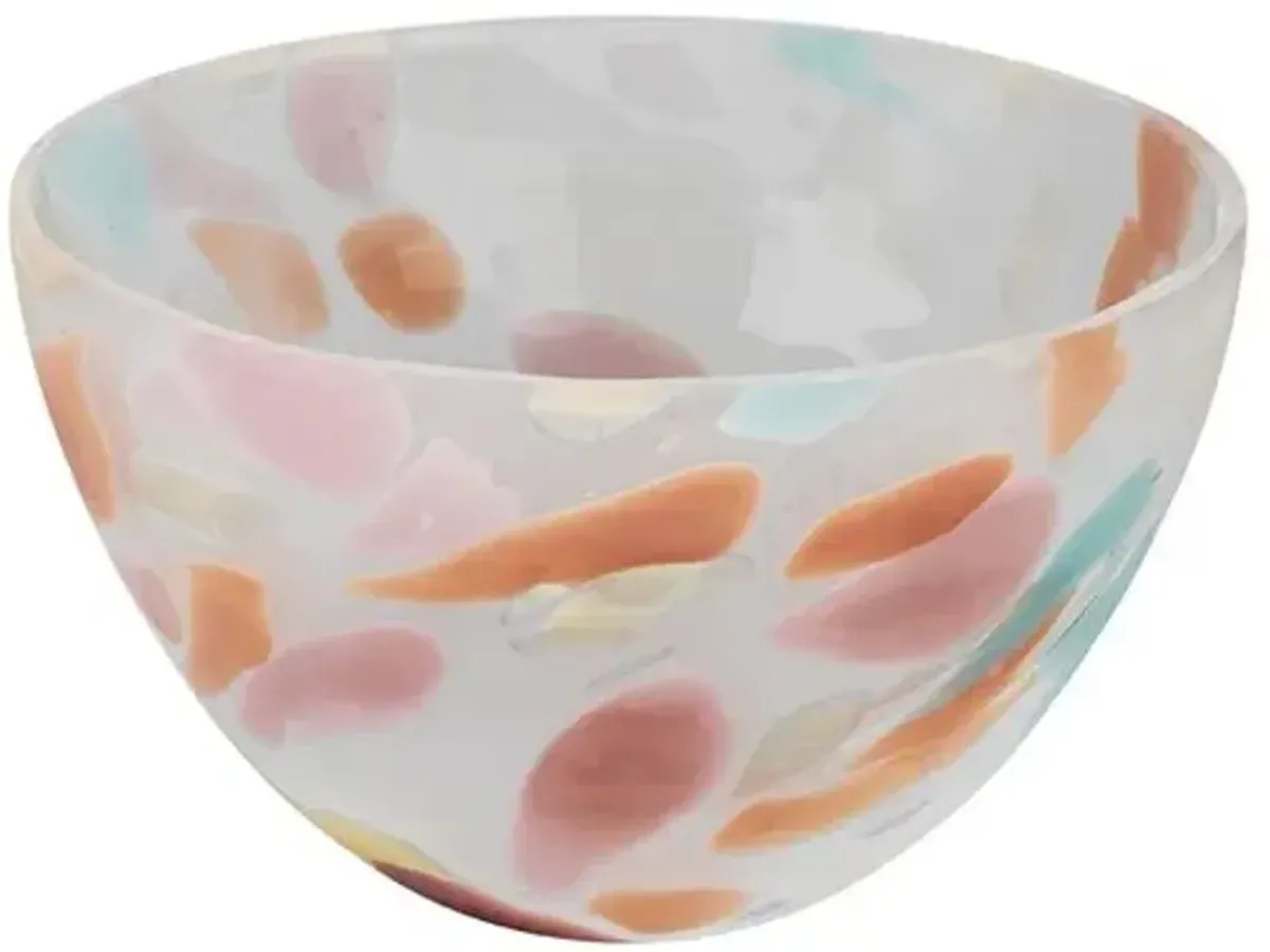 Watercolor Glass Bowl-Pastel - Jamie Young Co. - Pink