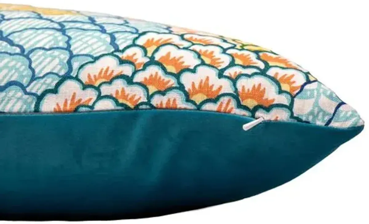 Elena Floral Pillow Pastel - The Piper Collection