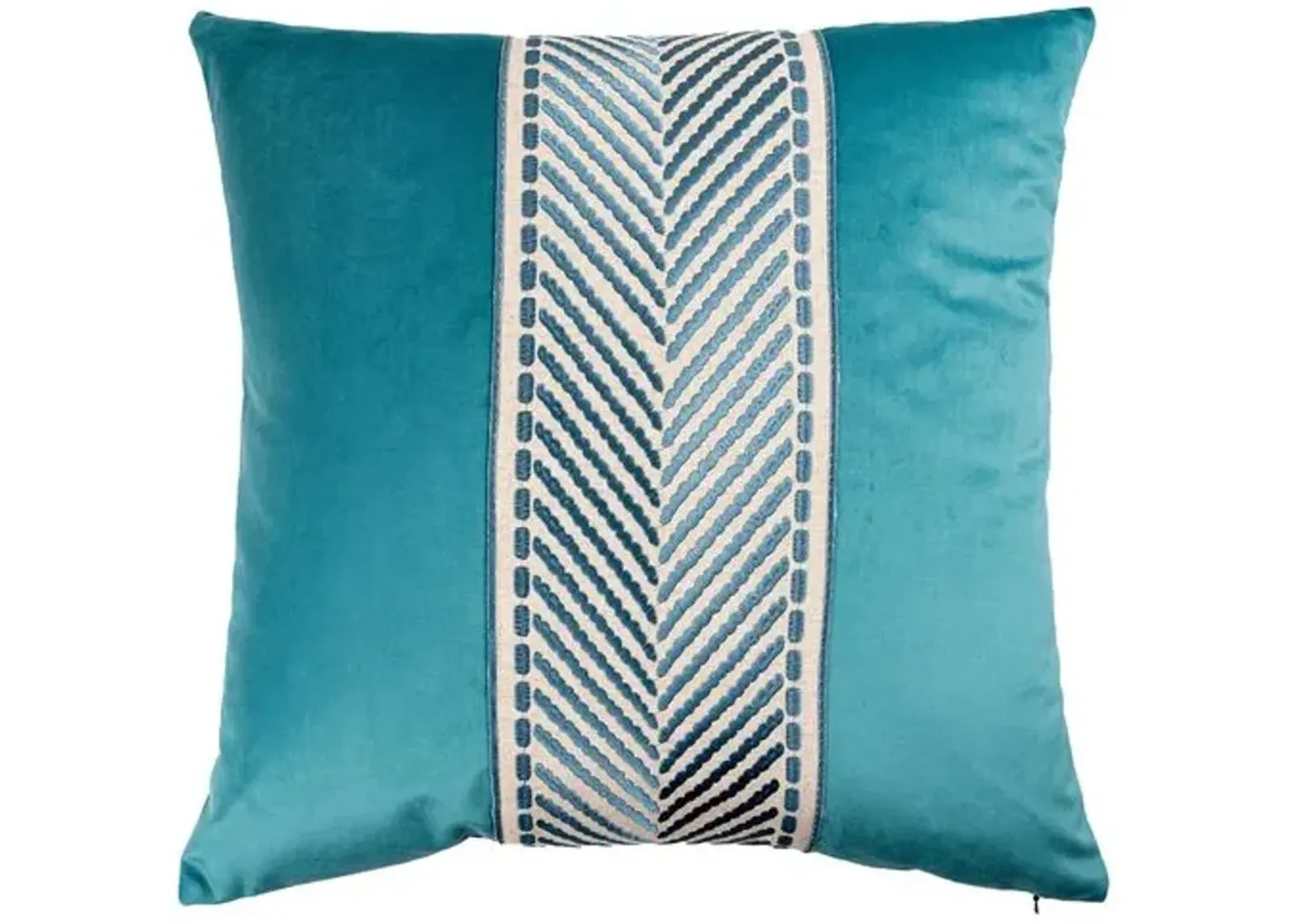 Brooks Velvet Pillow - The Piper Collection - Handcrafted