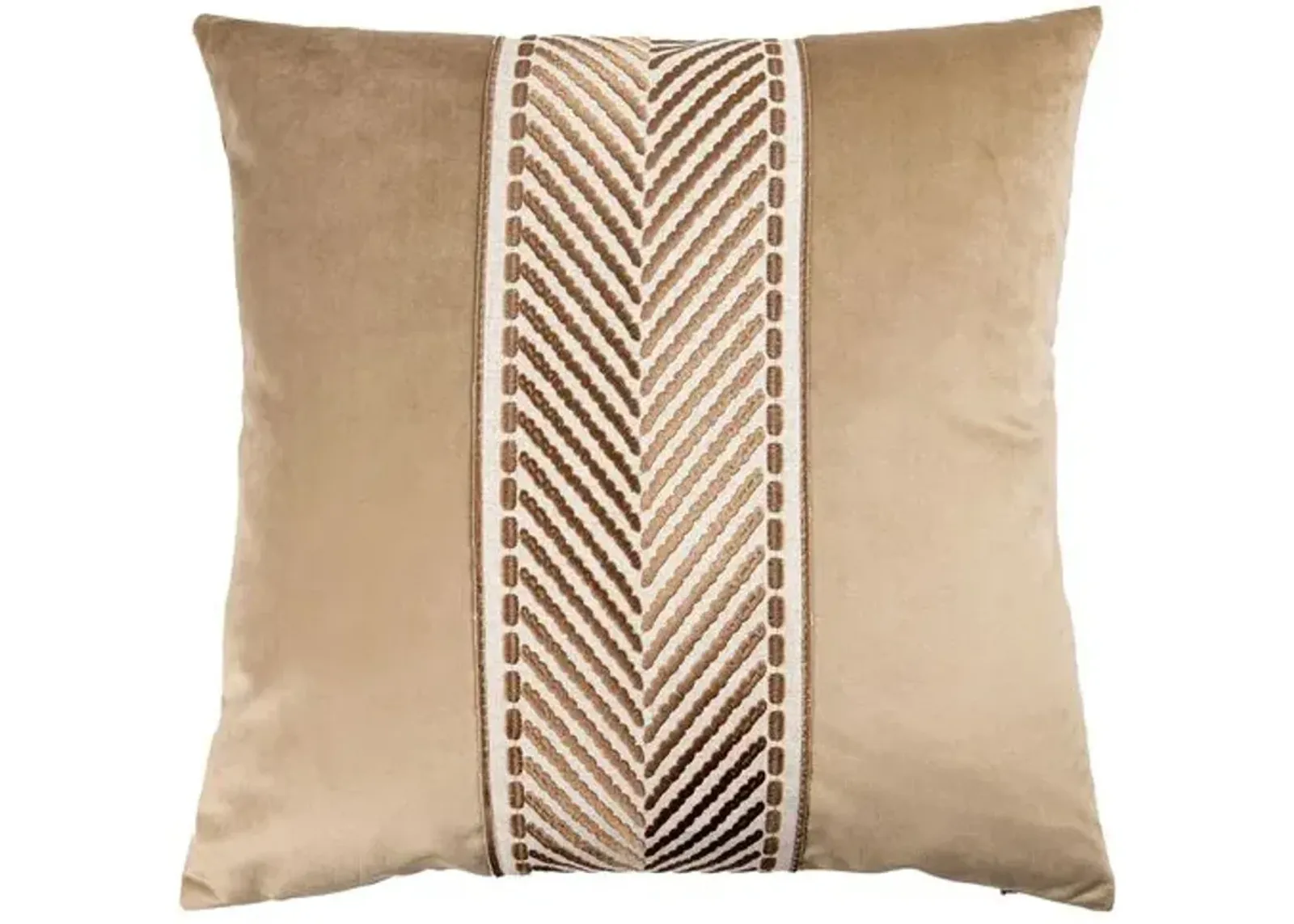 Brooks Velvet Pillow - The Piper Collection - Handcrafted