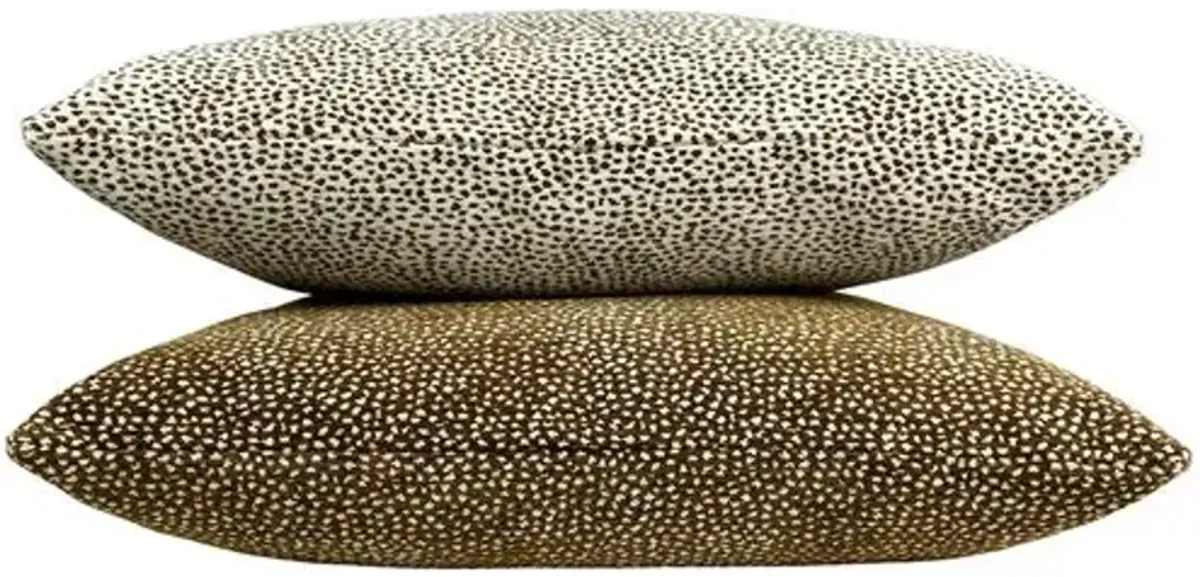 Gemma Velvet Animal Dot Pillow - The Piper Collection