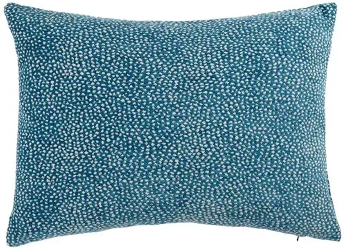 Gemma Velvet Lumbar Animal Dot Pillow - The Piper Collection