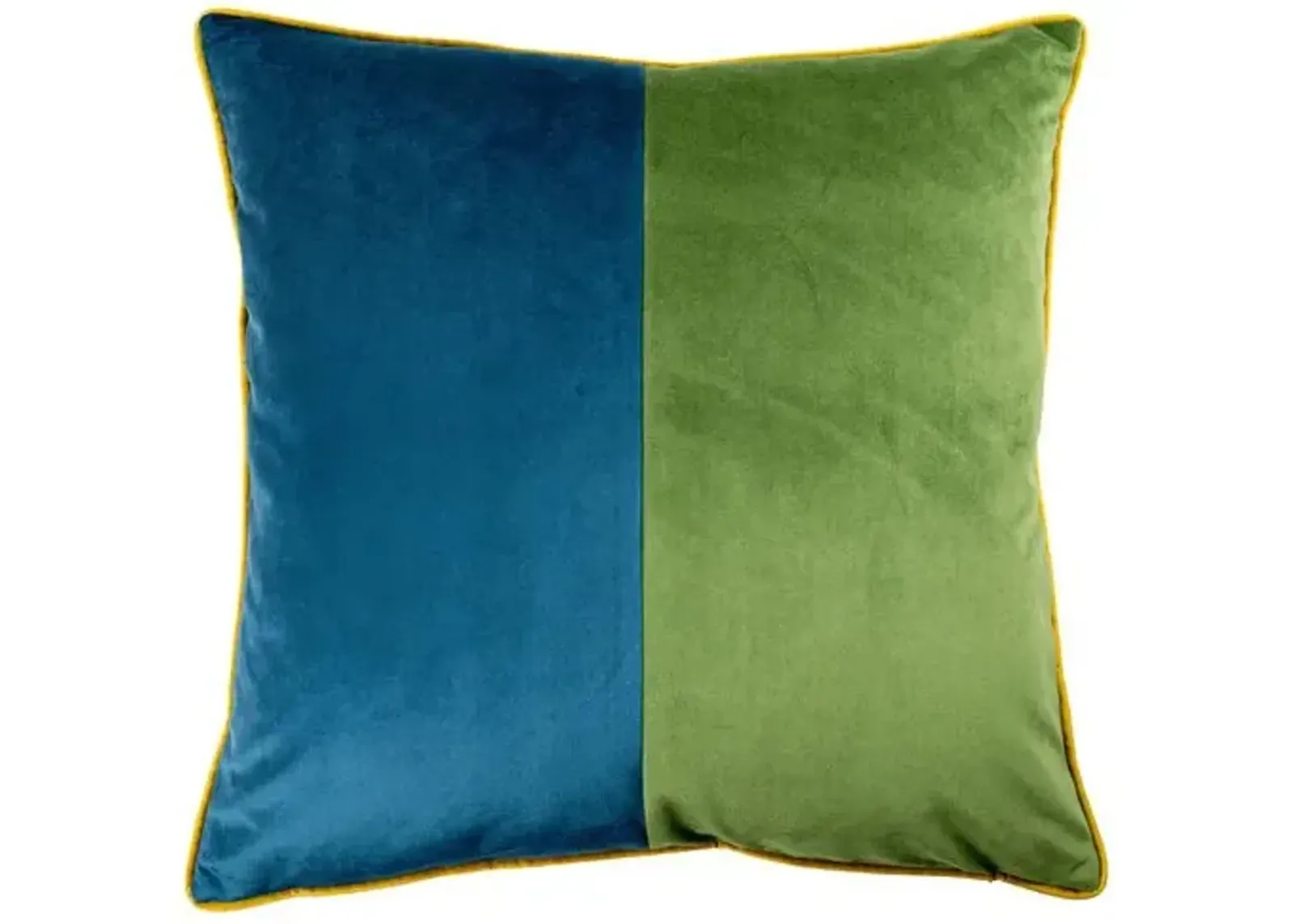 Andrews Colorblock Velvet Pillow - The Piper Collection