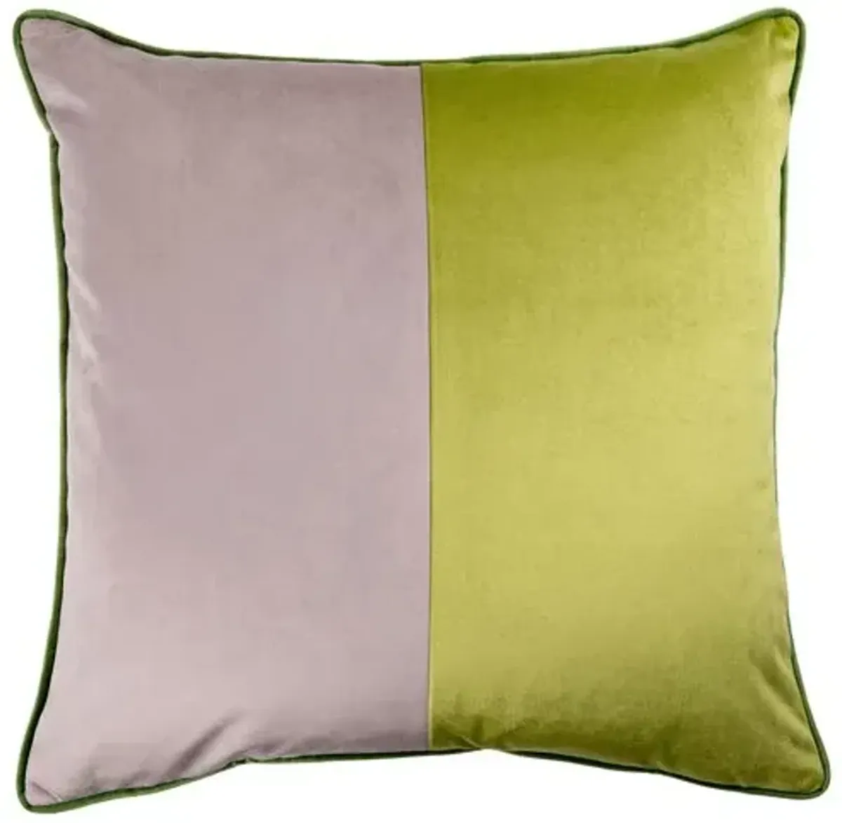 Andrews Colorblock Velvet Pillow - The Piper Collection