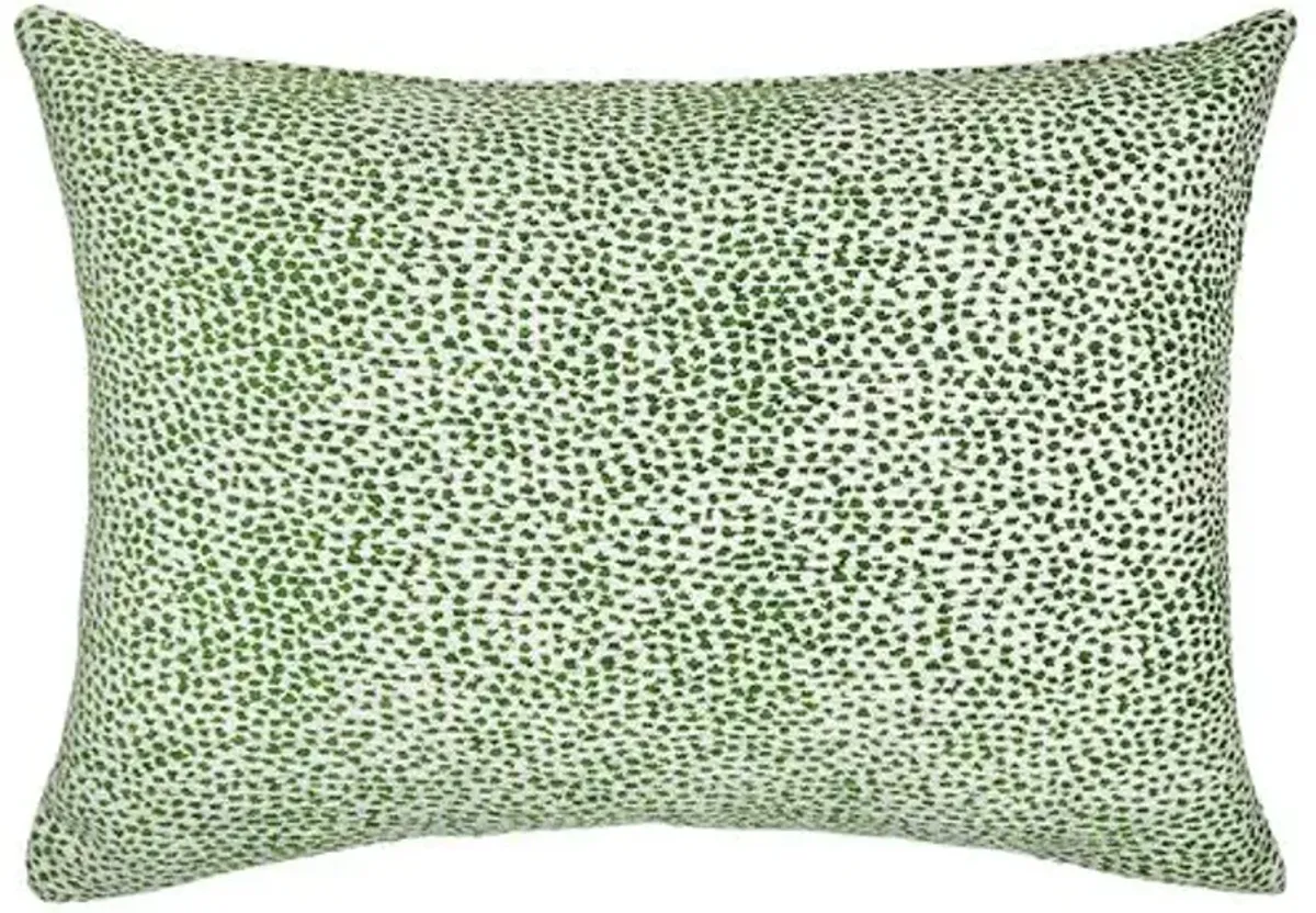 Julia Velvet Lumbar Animal Dot Pillow - The Piper Collection