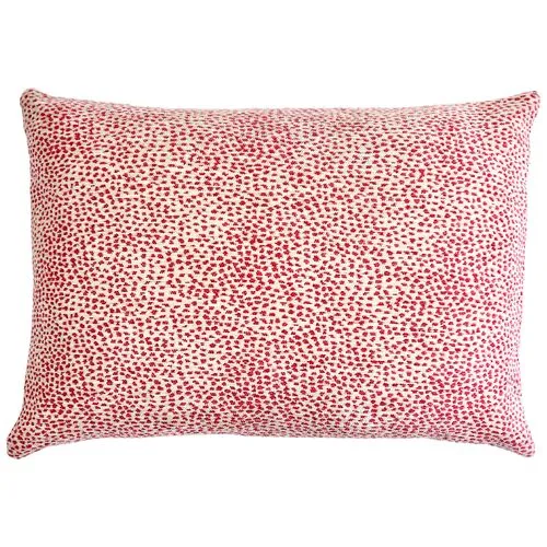 Julia Velvet Lumbar Animal Dot Pillow - The Piper Collection