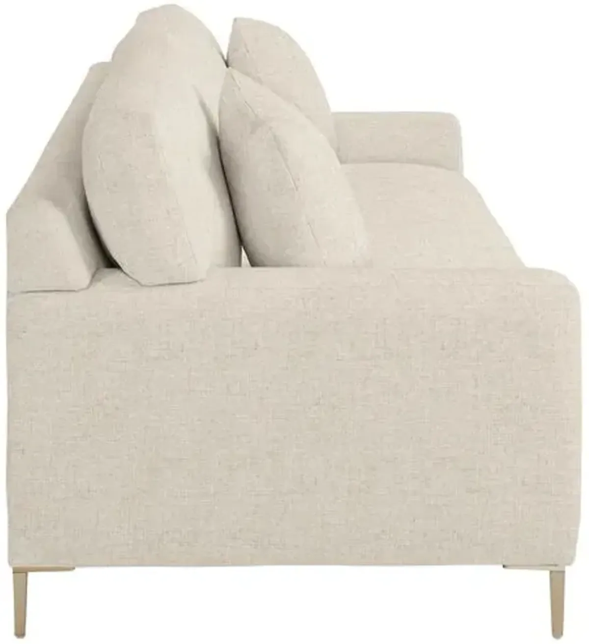 Hinton Sofa - Crypton Linen - Handcrafted