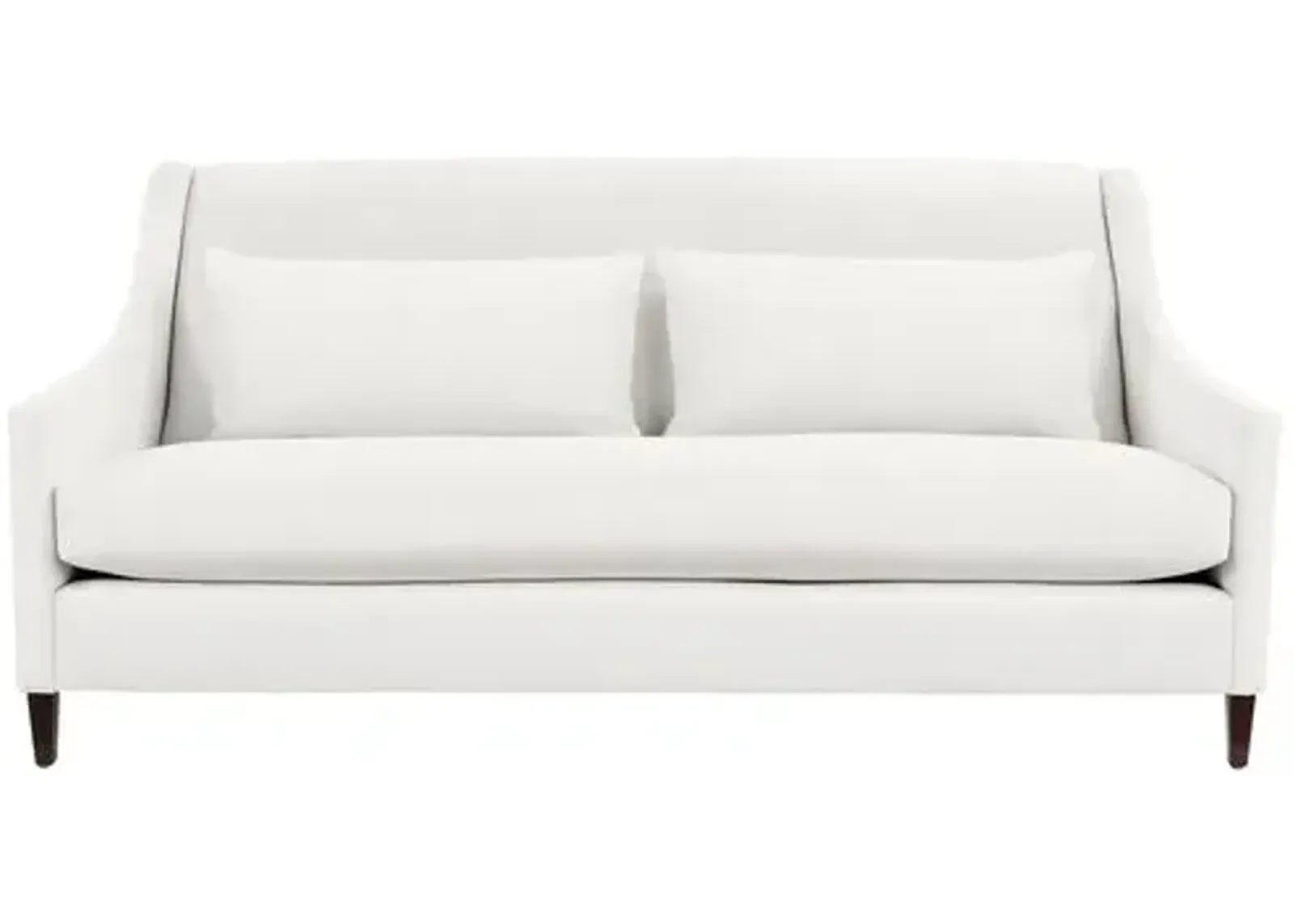 Dawes Sofa - White Crypton Cotton - Handcrafted