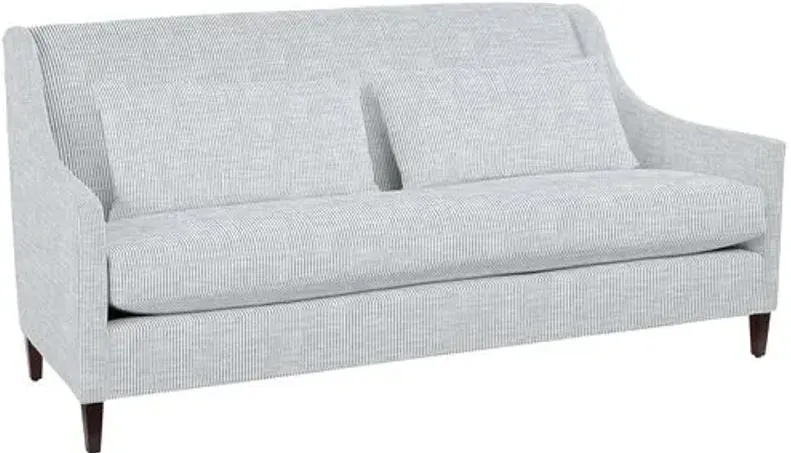 Dawes Sofa - Inside Out Ticking Stripe - Handcrafted