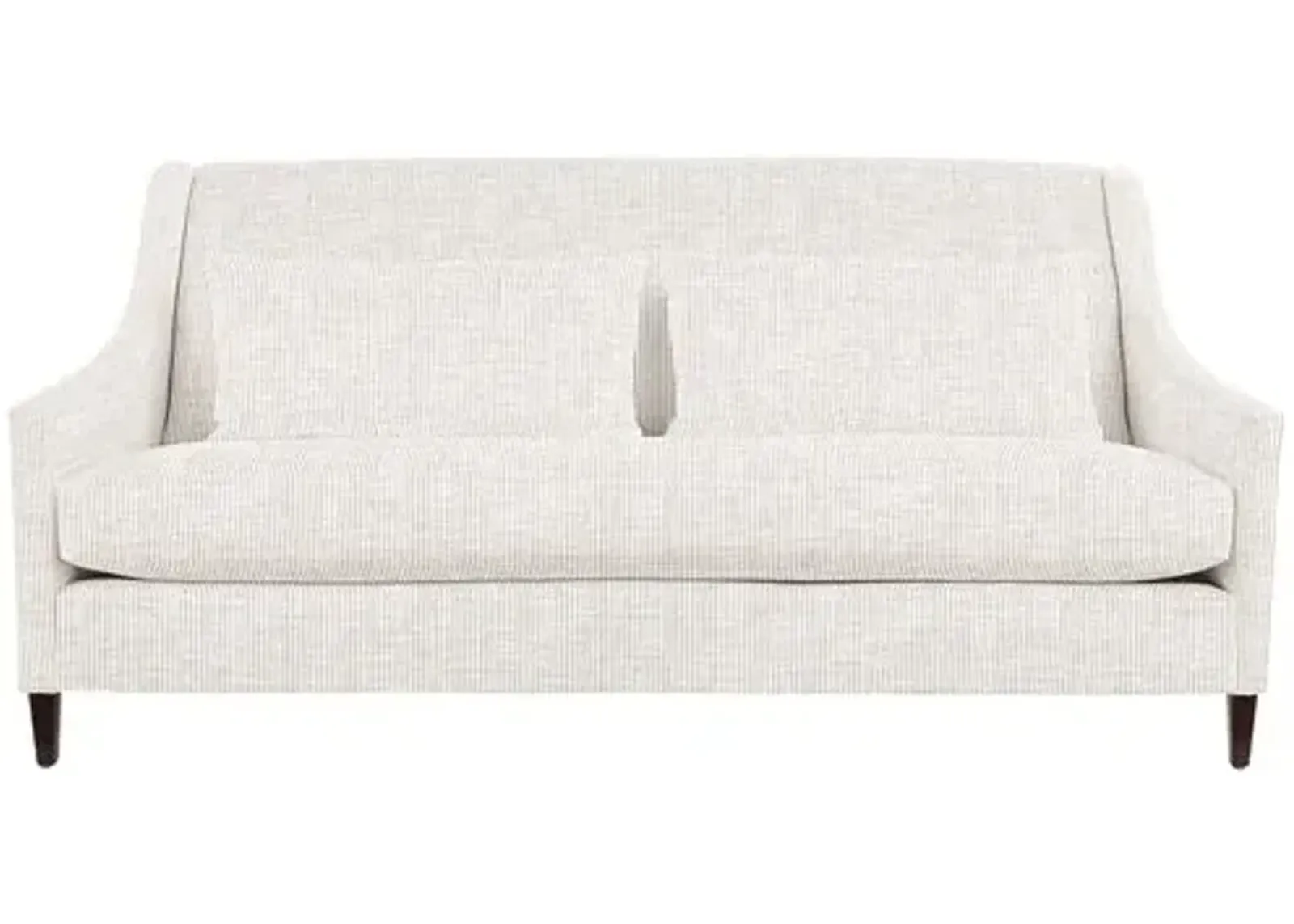 Dawes Sofa - Inside Out Ticking Stripe - Handcrafted