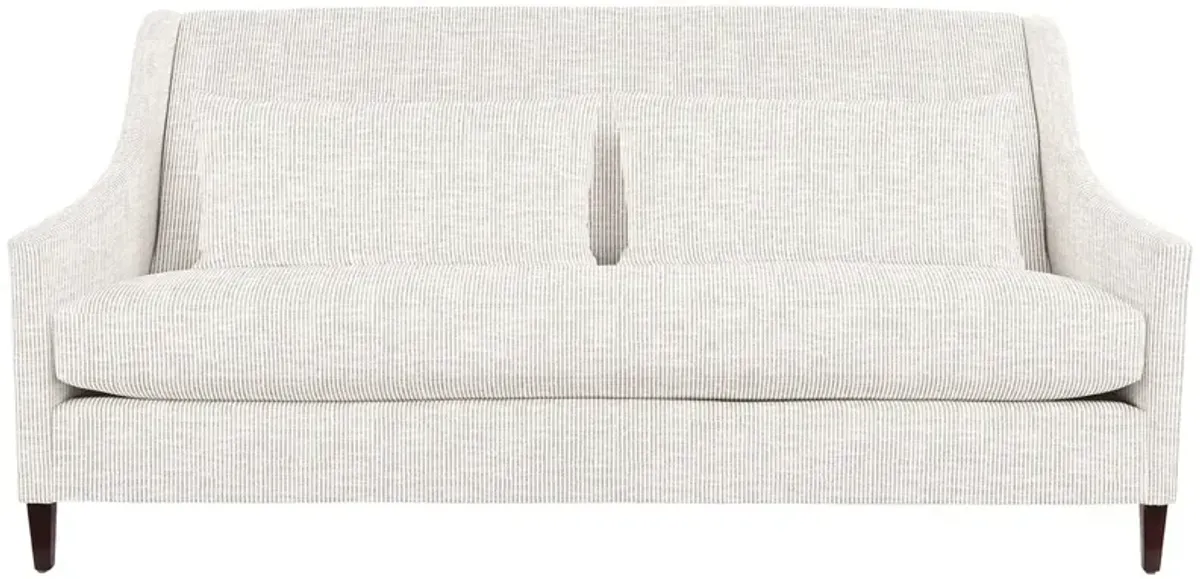 Dawes 80" Sofa, Inside Out Ticking Stripe