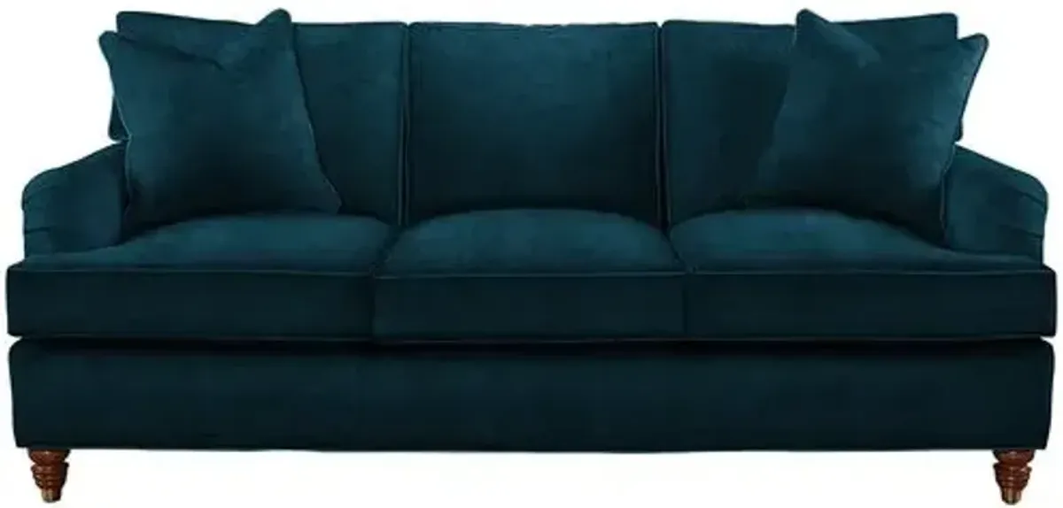 Kate Sofa - Crypton Velvet - Handcrafted