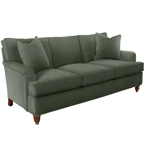 Kate Sofa - Crypton Velvet - Handcrafted